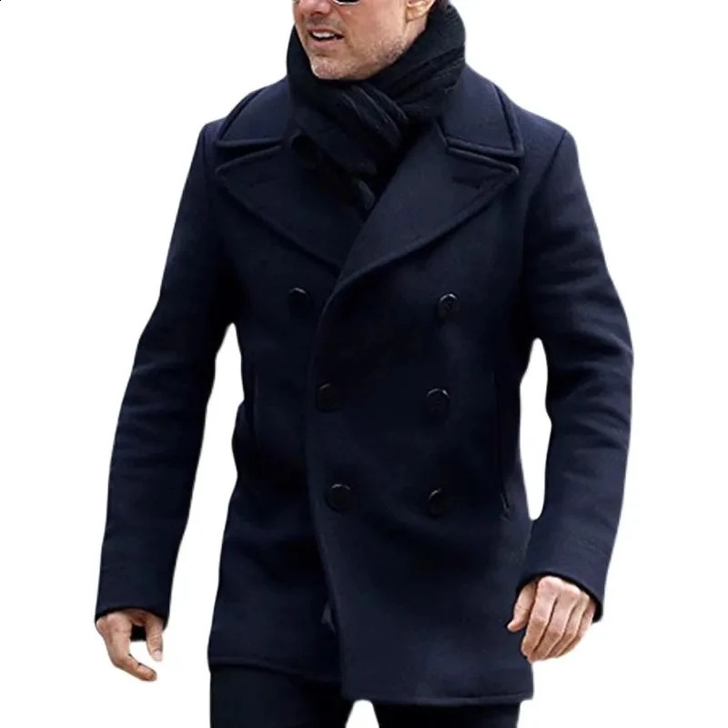 Ai Ni Yas wool coat with the same style as European and American celebrities retro autumn/winter thick wool coat 240829