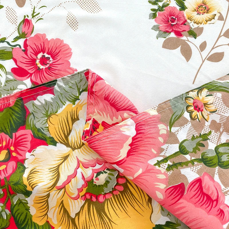 Sheet Bedding Full set of floral printed plain bedding Sabanas bedding single/large/large bedding 240830