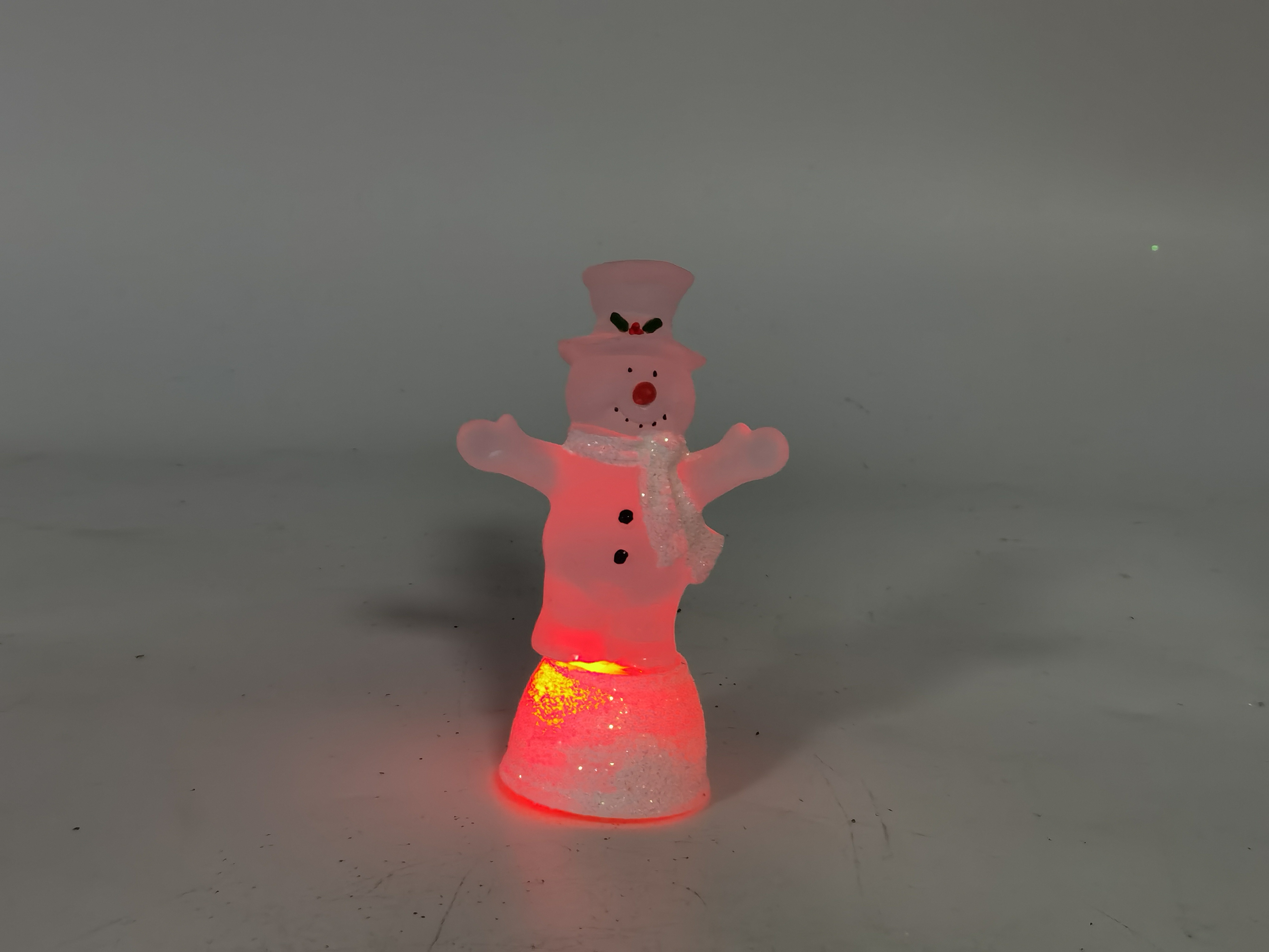 Christmas Snowman standing posture LED night light small decoration 4-piece set