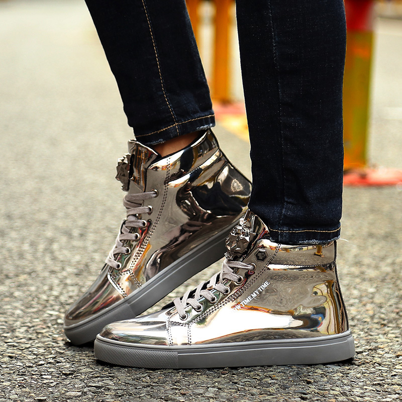 Fashion Glitter Men Basketball Shoes Shiny Super Star Sneakers Glitter Luxury Shoes Male Designer Sneakers Colorful