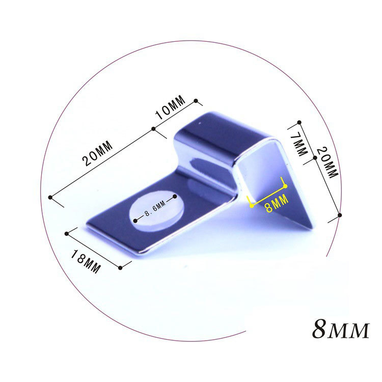 4pcs Fishing Tank Cover Support Bracket Stainless Steel Holder Glass Aquarium Isolation Plate Accessory Fishbowl Aquatic Supply