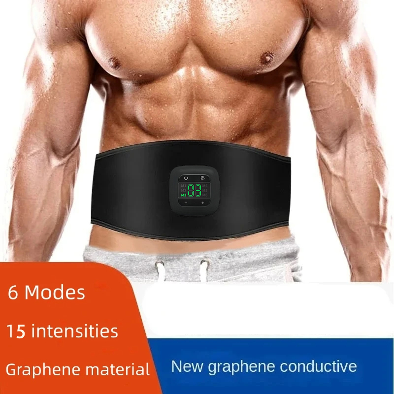 ABS Stimulator Workout Equipment, Ab Machine USB Rechargeable Gear for Abdomen/Arm/Leg, Strength Training Equipment for Men and Women