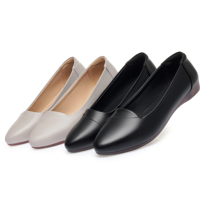 2025 NEW Women s AIYUQI Flat Large Size Spring New Mommy Casual Non Tie Ballet Shoes Women eccd