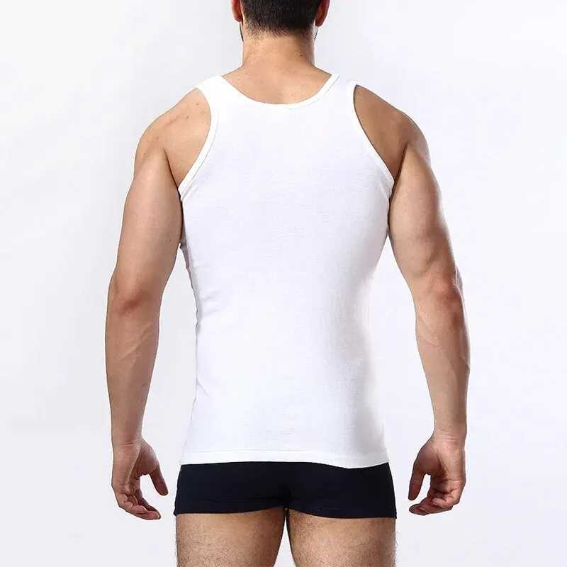 2-piece mens four season ultra-thin casual vest for fitness young mens clown sleeveless T-shirt middle-aged and elderly mens comfortable soleW240718