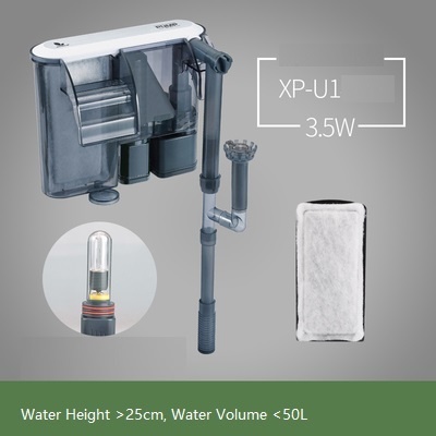 Oil Film Filter Skimmer For Aquarium Waterfall Mini Fish Tank Turtle External Hang On Air Water Pump Pet Products Spong Cleaning