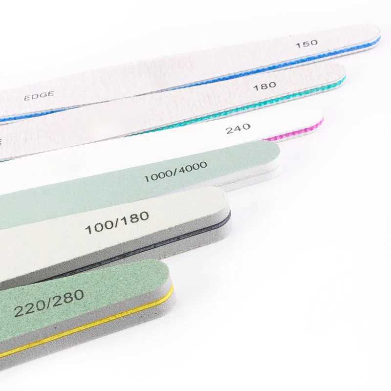 5/6 nail files 100180 nail sanding buffer professional double-sided sanding buffer nail files foot therapy nail brush tool set W240829