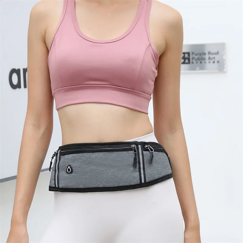 Professional Running Waist Bag Sports Belt Pouch Mobile Phone Case Men Women Hidden Gym SportsBags Pack 240830Z