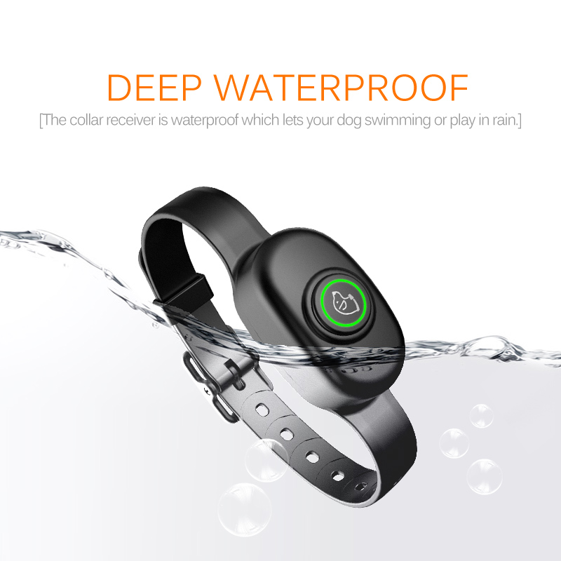 Anti Bark Dog Training Collar IP67 Waterproof Electric Shock Vibration Beep No Barking USB Rechargeable Remote Control Collar