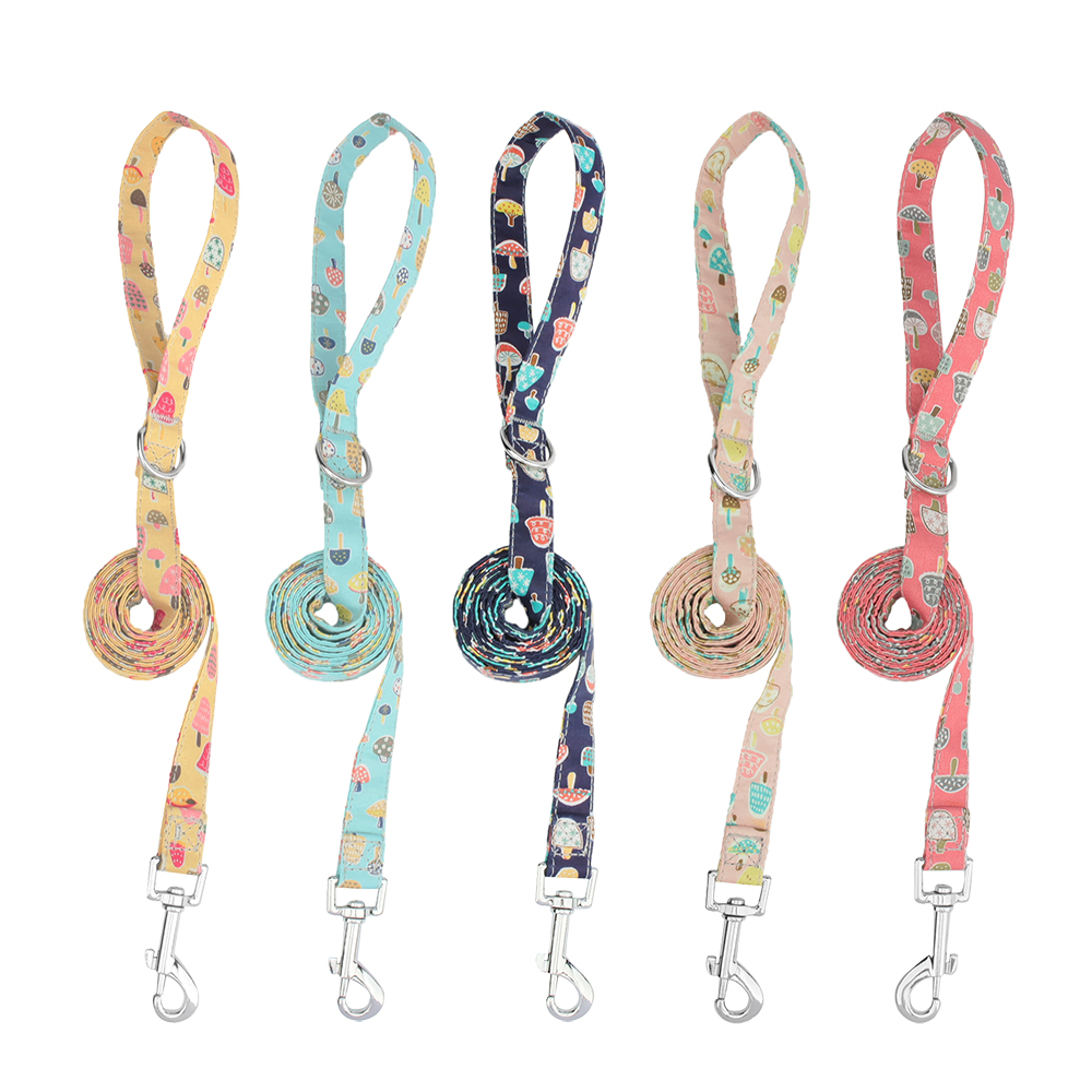 Personalized Dog Collar for Medium Large Small Dogs with Name & Phone Number Engraved Metal Buckle - Fancy Tie Leash Available