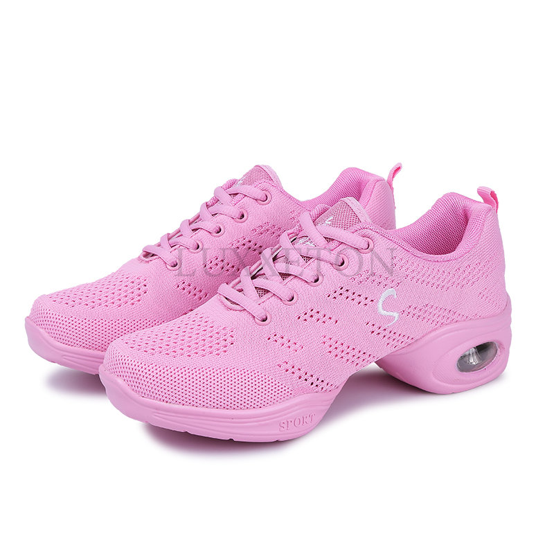 Mesh Sneakers: Casual Breathable & Lightweight Dance Fiess Shoes for Women 4