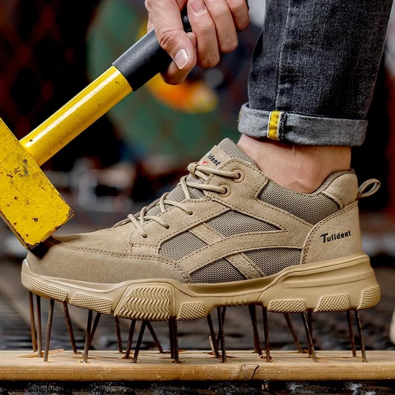 For Safety Sneakers Anti-smash Men Work Women Lightweight Puncture-Proof 10KV Insulation Shoes Dropshipping 03c5