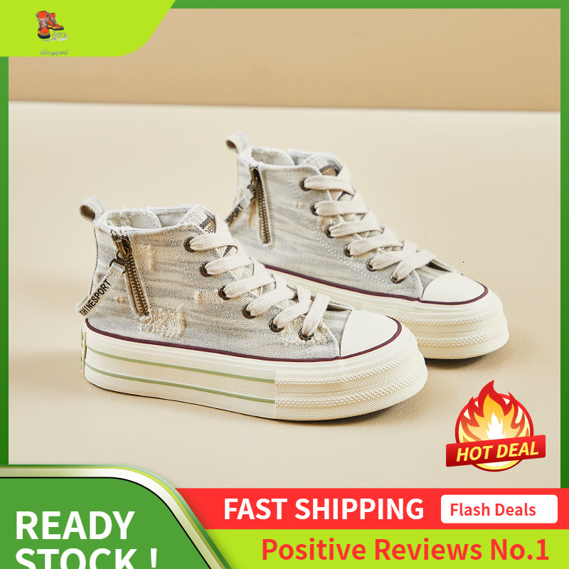 Ddmysports Ins Trendy Korean Igh Top Canvas For Women Autumn New Student Running Casual Board Shoes Eight Raising OUTDOOR