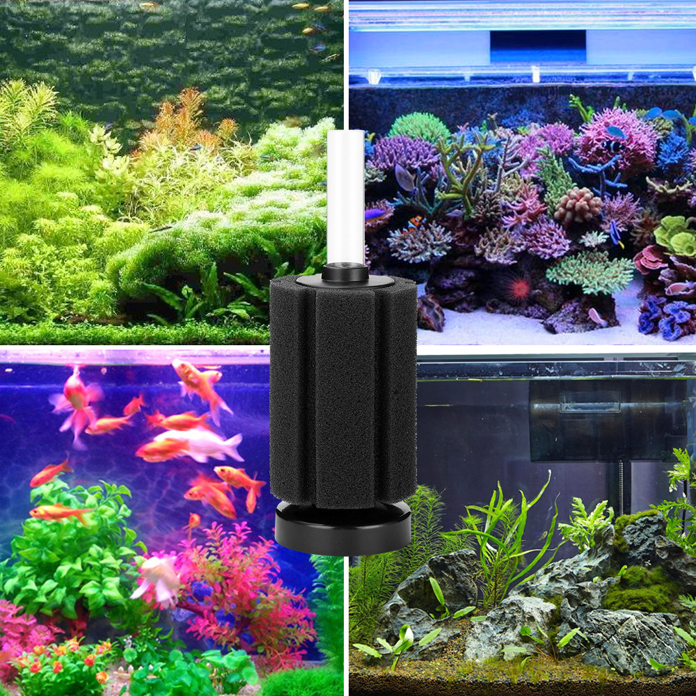 Aquarium Clean Tool Filter Biochemical Sponge Shrimp Pond Bio Sponge Filter Add Oxygen Fish Tank Collocation Air Pump