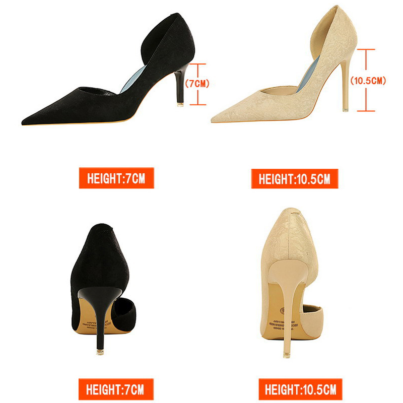 BIGTREE Shoes Fashion Woman Pumps 2024 New Women Heels Stiletto Sexy Office Shoes Large Size Ladies Shoes Pumps Female Heels