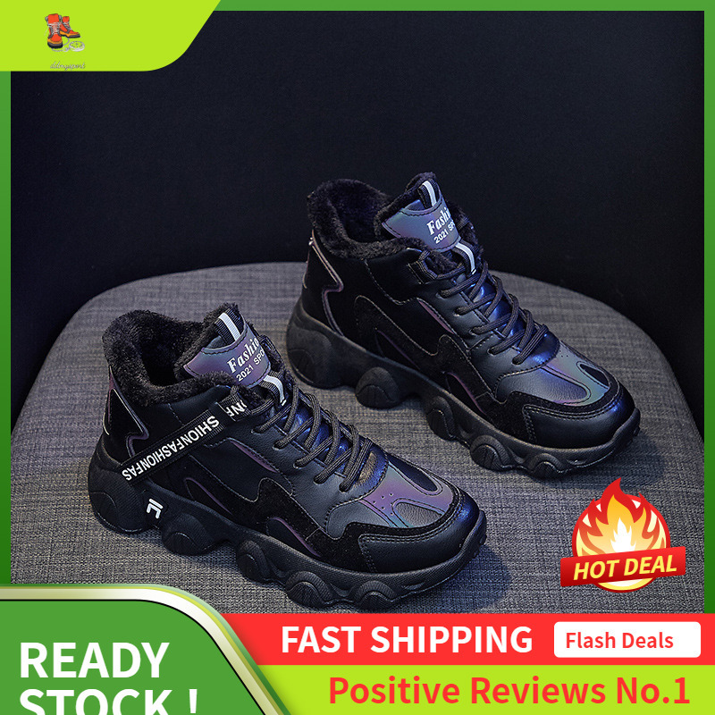 Ddmysports Ins Korean Version High Top Dad Shoe Trend Spring New Item Student Height Increasing Sports Women S Casual Shoes OUTDOOR