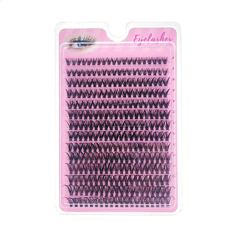 Cluster Eyelash Extension 160266 Bundles 50D60D80D Natural Style Individual Eyelashes Handmade Eyelash Bundles 3D mink Lashes 240620