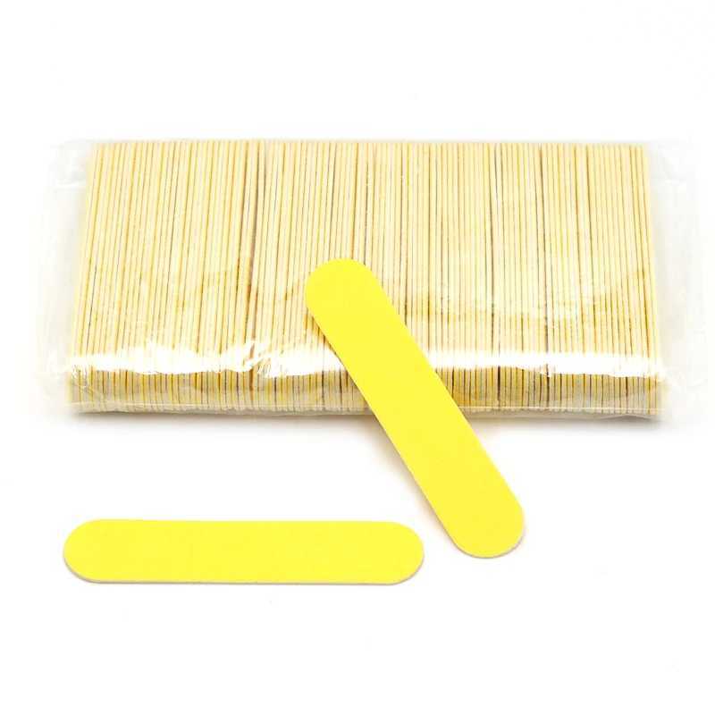 10/20pcs wooden nail file 9cm double-sided sanding buffer block polishing nail file manual tool professional sandpaper finger W240829