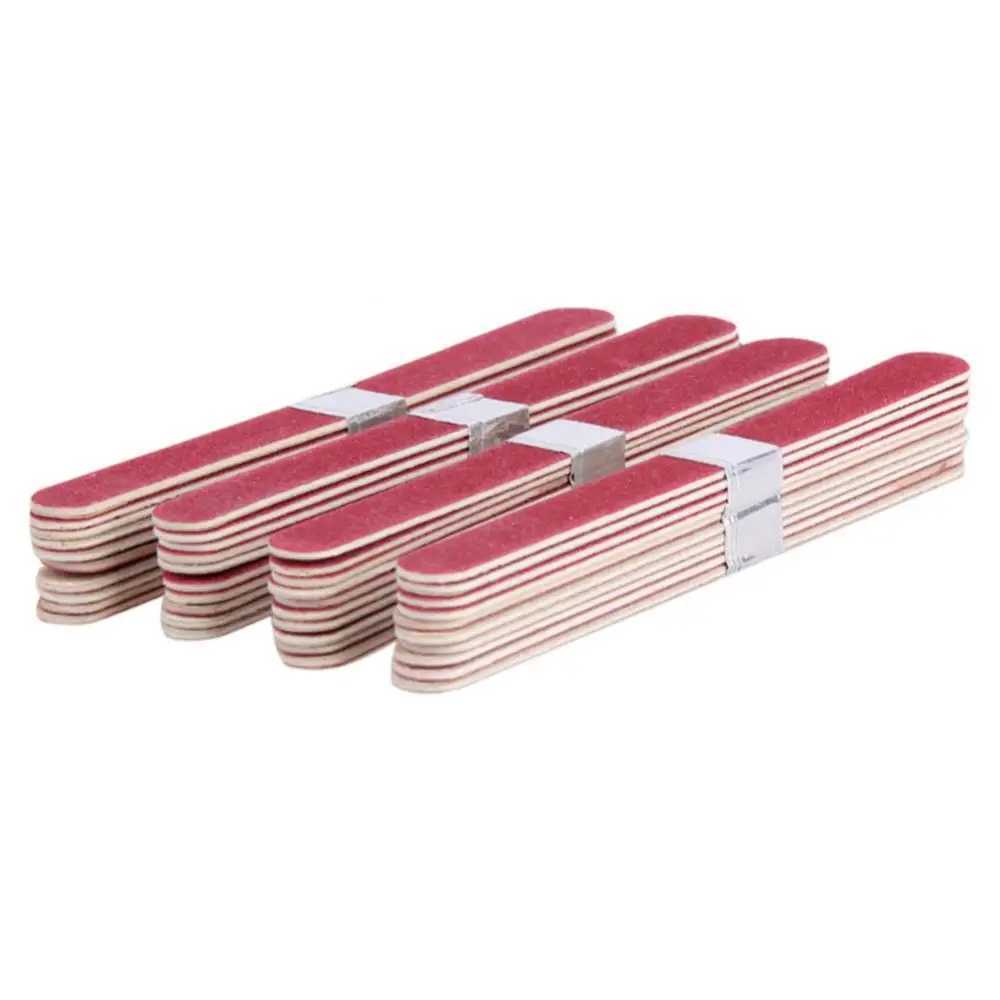 10/40Pcs professional double-sided nail files used for ergonomic nail buffering files sandpaper nail sanding nail art care tools W240829