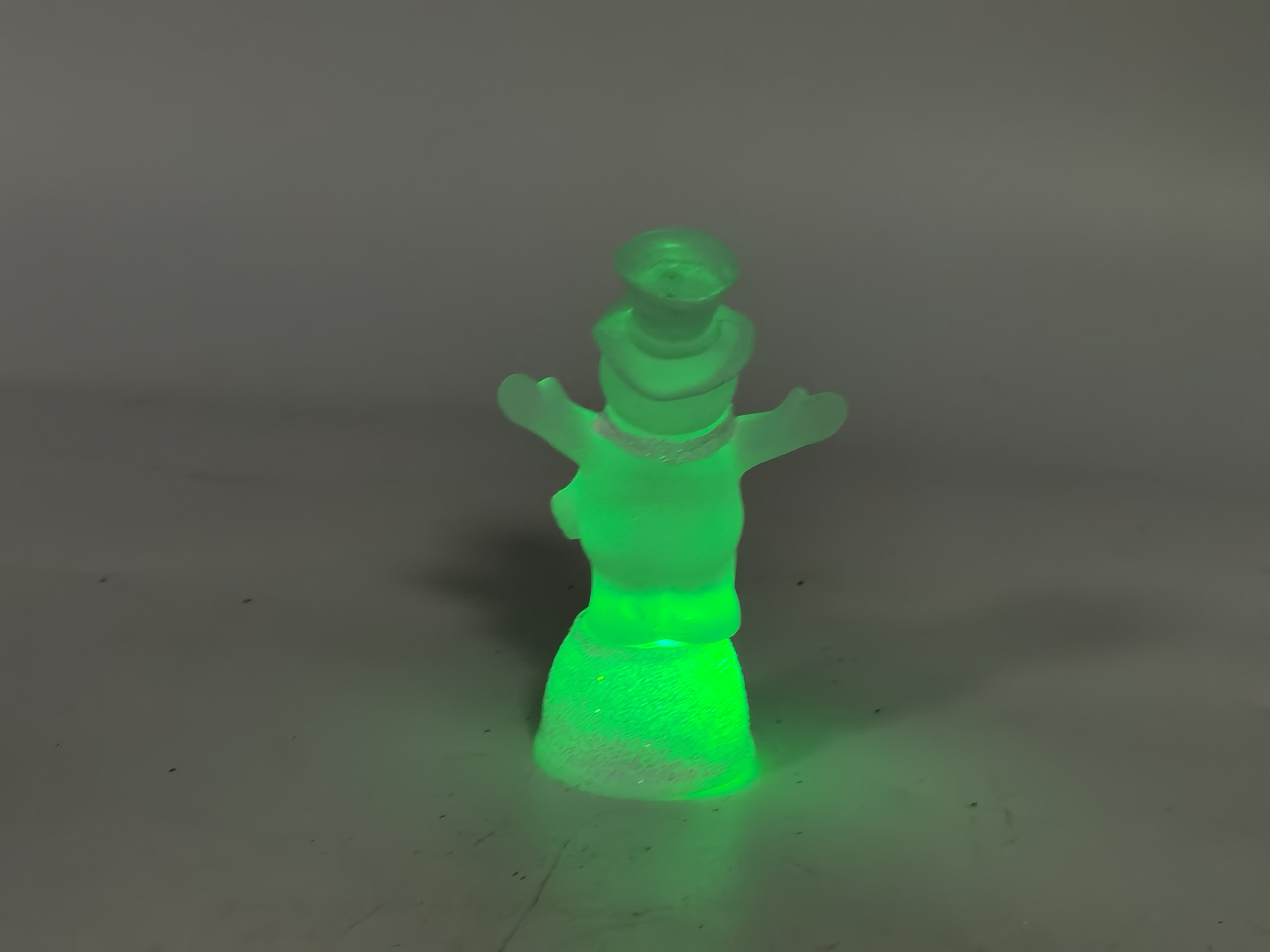Christmas Snowman standing posture LED night light small decoration 4-piece set