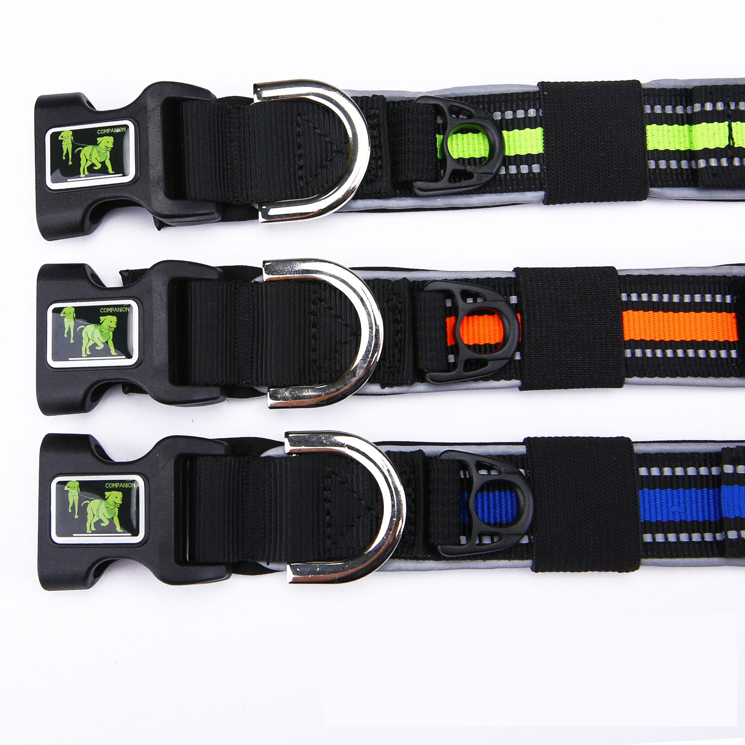 Nylon Reflective Pet Collar Small and Medium-sized Dog Pet Collar Mesh Comfortable & Breathable for Dog Out Training Dog Collar