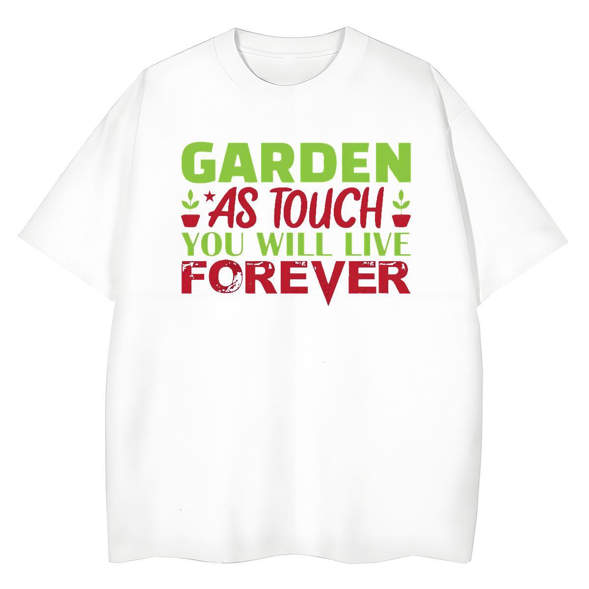 Unisex Women Tees 230g Pure Cotton letter Casual Women T Shirts Comfortable Oversized L-4XL Clothes