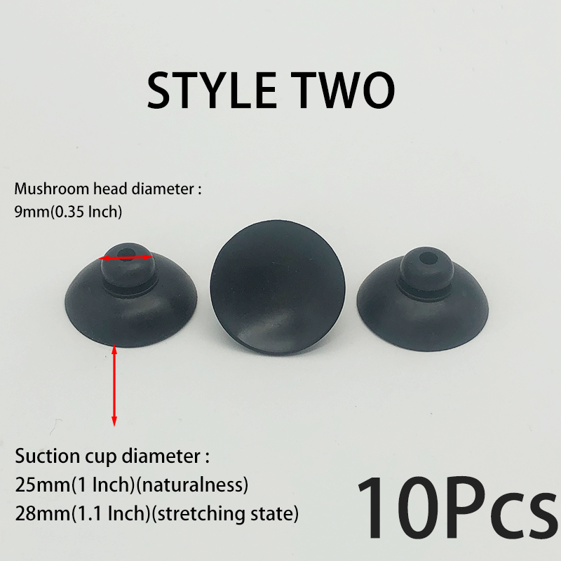10Pcs Rubber Suction Cup Clips Set For Water Pump Aquarium Supplies Prevent Displacement