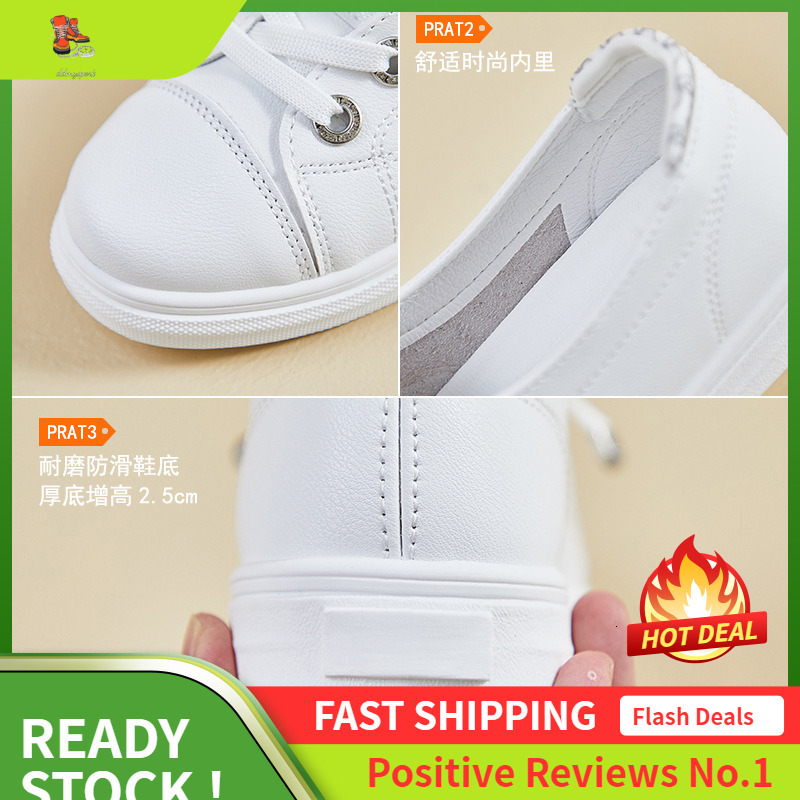 Ddmysports Summer One Step White New Korean Edition Ins Female Students Breathable Board Casual Shoes Street Shot A OUTDOOR