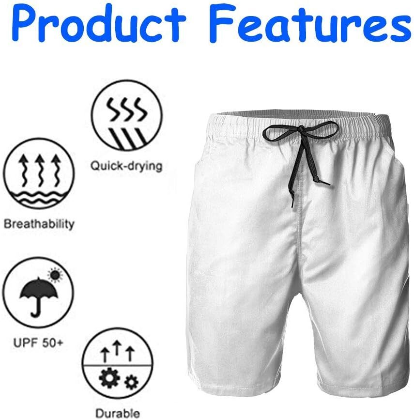 Mens shorts 3D printing pattern Brown Skull Men Swim Trunks Quick Dry Beach Shorts Funny Hawaiian Beach Suit with Pockets and Elastic handsome handsom