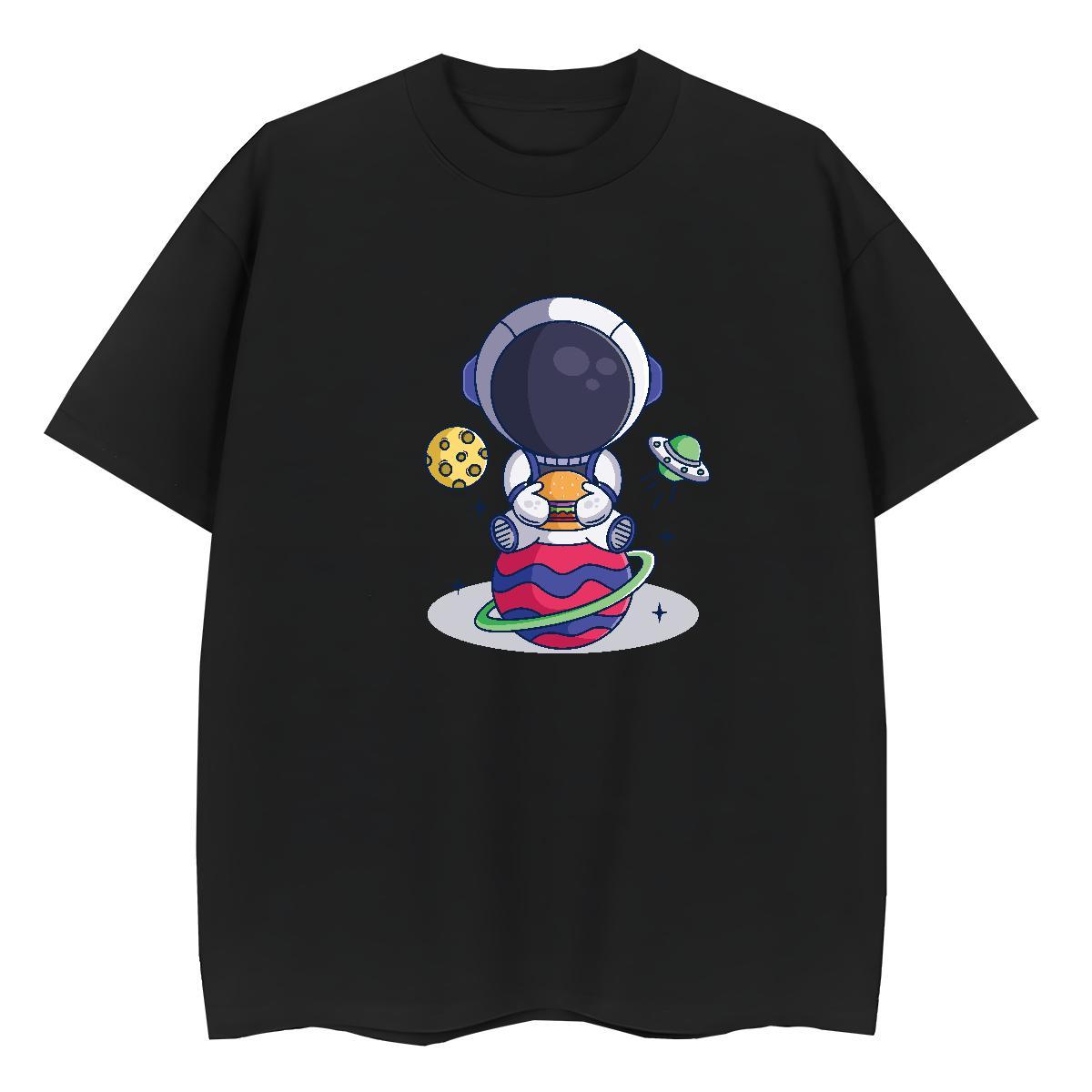 Brand Lady T shirt 230g 100% Cotton universe Hip Hop Street T-Shirts Breathable Short Sleeve Skull Wear
