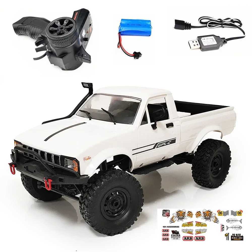4WD RC Car, 1/16 Scale Off-Road Rock Crawler Kit, Wireless Remote Control Electric Mini Truck, DIY Assembly, Hobby Grade Chassis