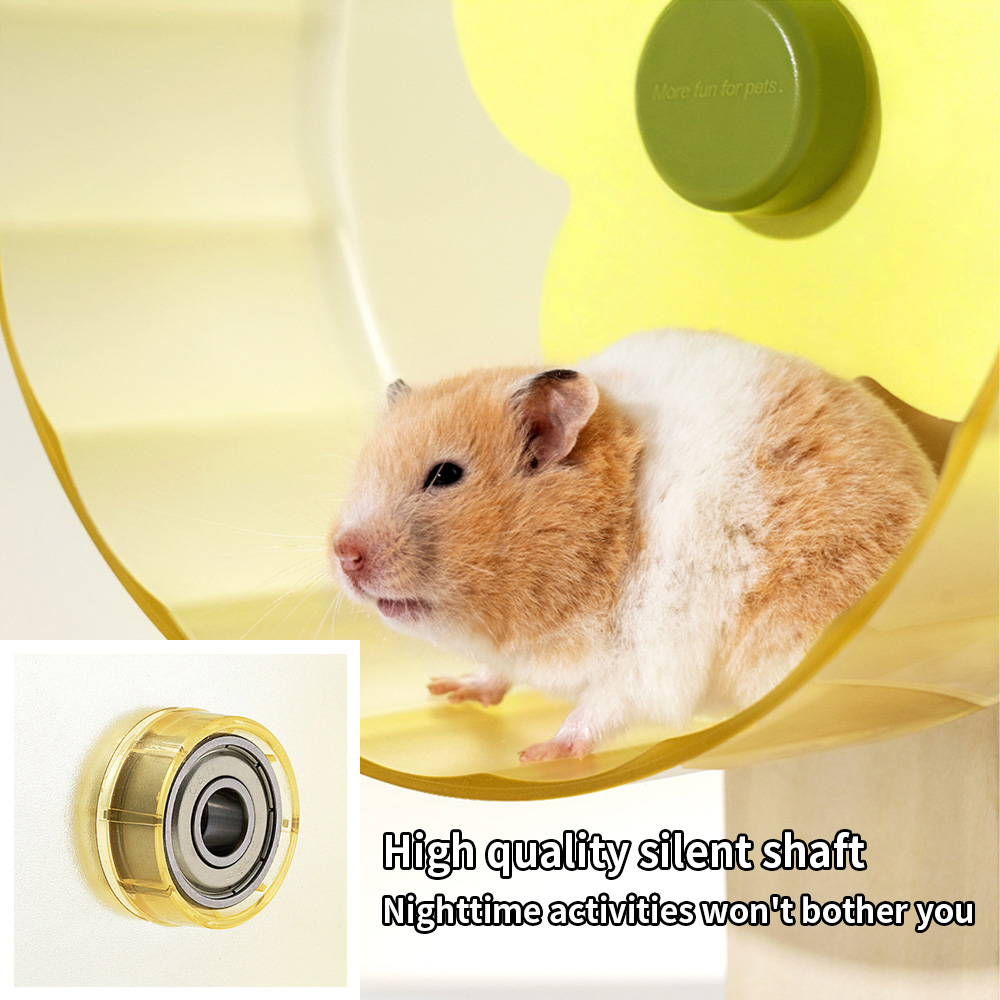 Hamster Wheel 22cm Large Chinchilla Sports Running Wheel Guinea Pig Gerbil Cage Accessories Toys Small Animals Exercise Supplies