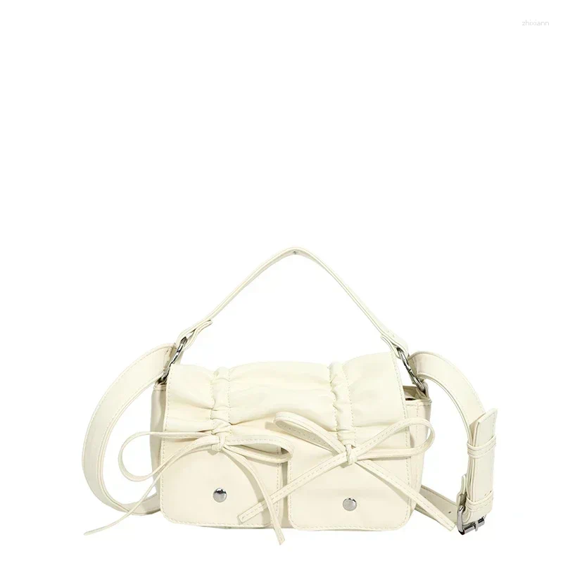 Free Shipping Shoulder Bags Pu Zipper Bow Ladies 2024 Fashion Simplicity Classics Crossbody For Women Bolsas Femininas Designer Bag Luxury Bag Tote Ba