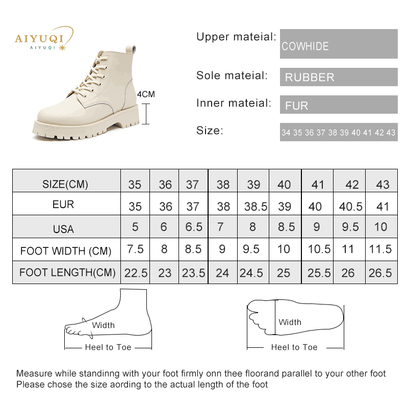 Women Marton Boots Genuine Leather 2024 New Autumn Fashion Women Short Boots British Style Thick-soled Women's Motorcycle Boots
