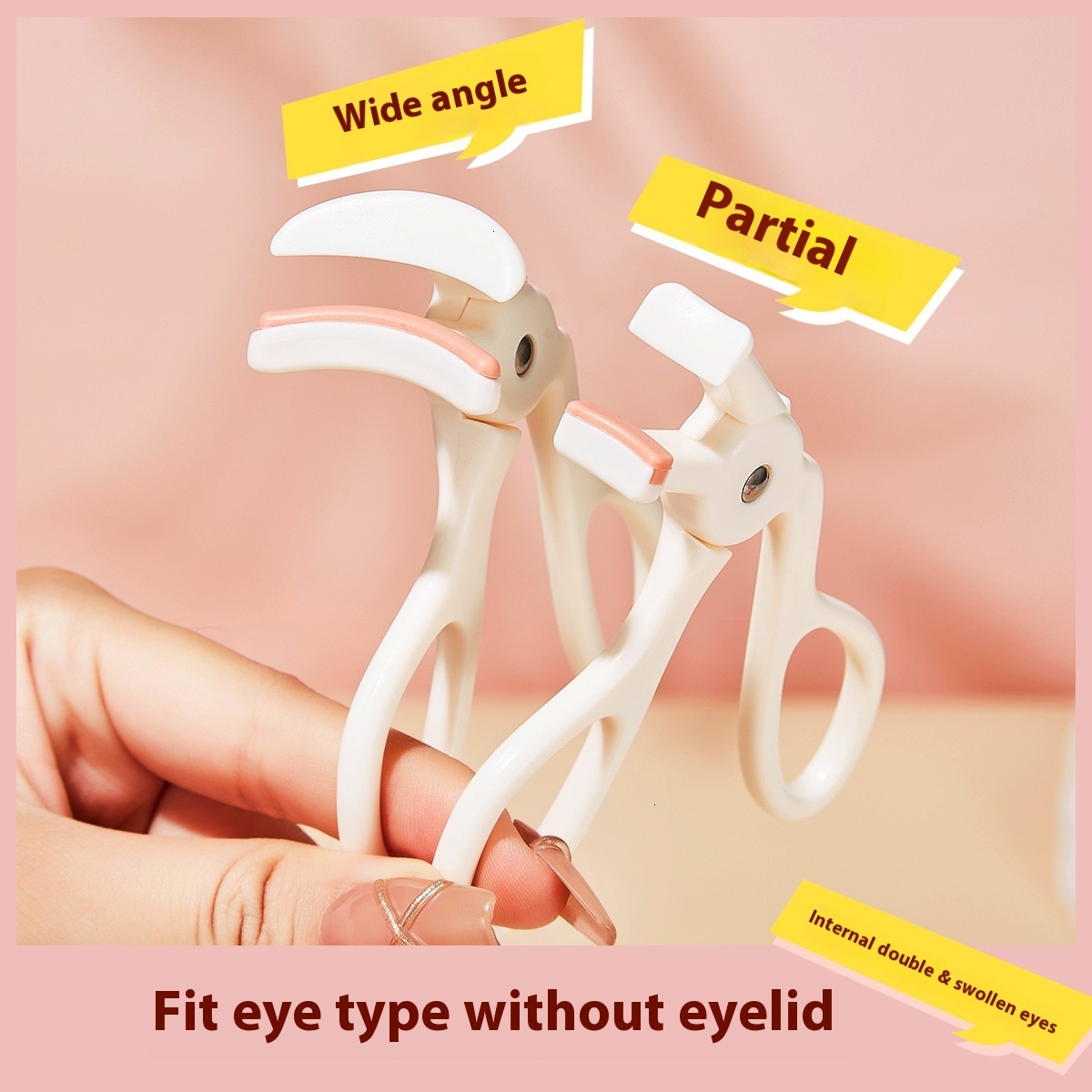 Jonbos's Innovative Curved Single Clip Eyelash Curler Compact & Powerful Lift Technique