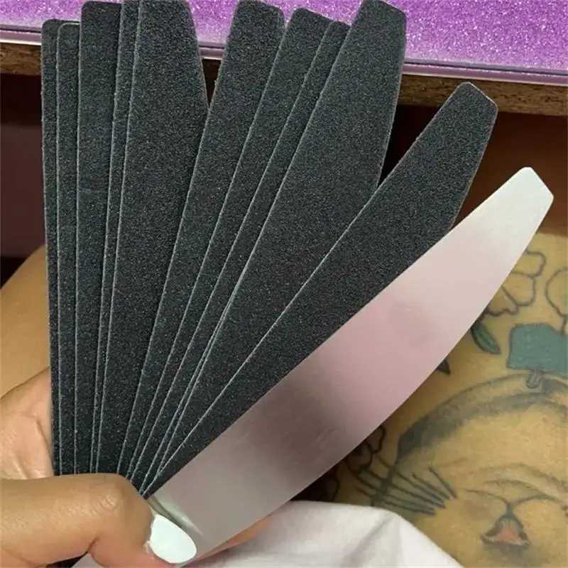 10 nail polishing files 100/180/240 gravel nail block buffer sanding machine/friction/polishing strip nail files W240829