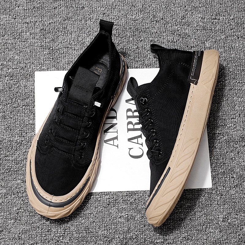2025 NEW New Canvas Shoes Breathable Sneakers Casual Slip on Flats Fashion Loafers Men Jogging Sports Shoe atillas De Deporte porte