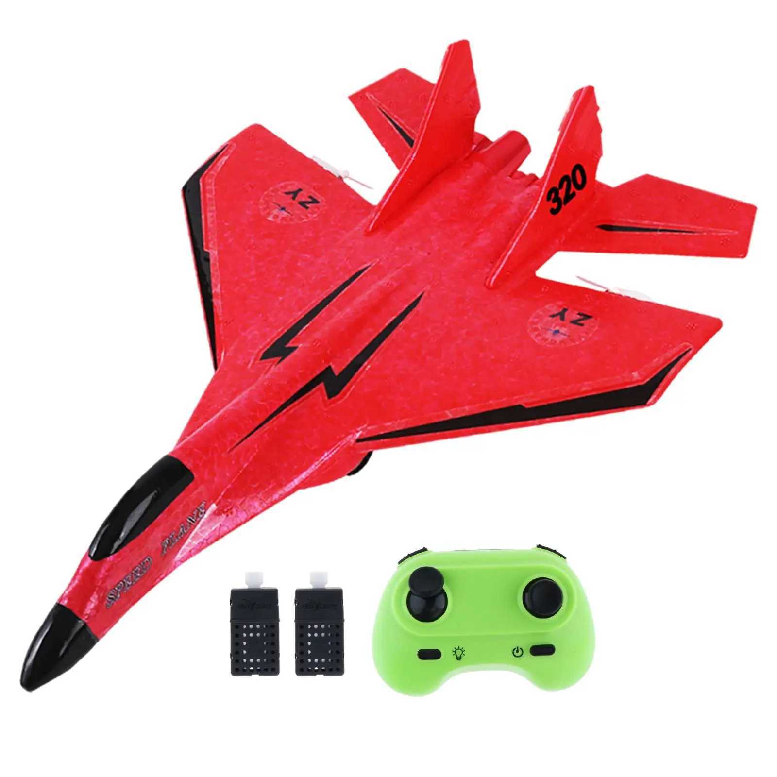 2 CH RC Plane Gift 2.4G Easy to Control RC Glider Foam RC Airplane Remote Control Airplane for Adults Kids Beginner Boys GirlsXJ240829