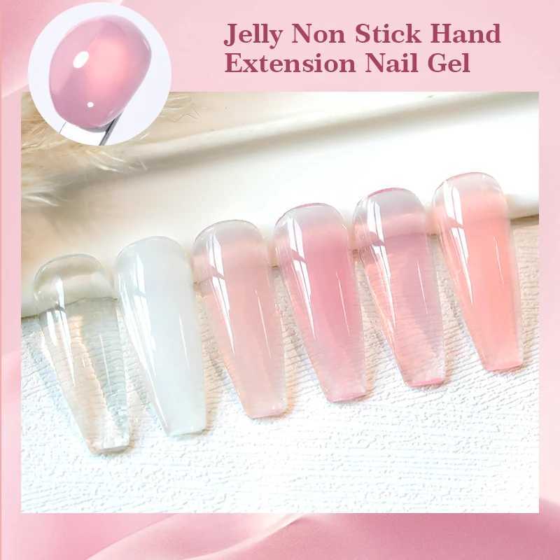Born Pretty 15ml transparent rodless hand extension gel nail polish for 3D shape nail art solid emulsion jelly hard gel for false nails W240829