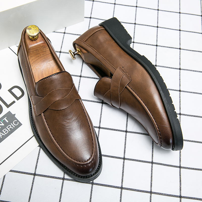 Leather Summer Men Soft Designer Oxford Casual Classic Sneakers Footwear Office Dress Shoes Loafers Large Size 38~46 Flats 44cd