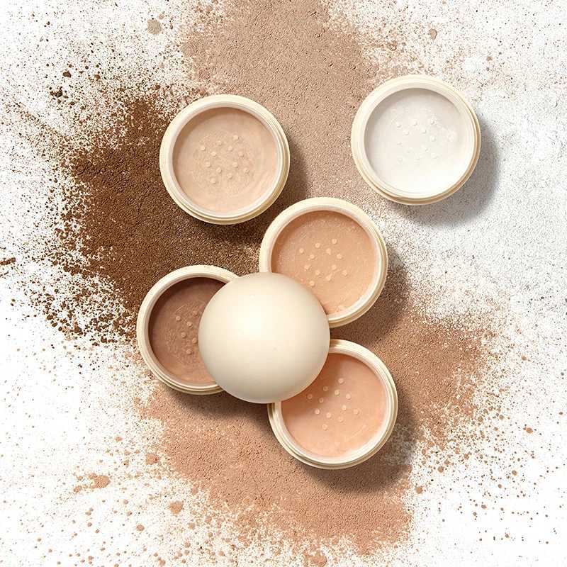 QIBEST 5Color Smooth Loose Powder Waterproof Delicate Refreshing Skin Finish Oil Control Long Lasting Mineral Powder Face MakeupXJ250224