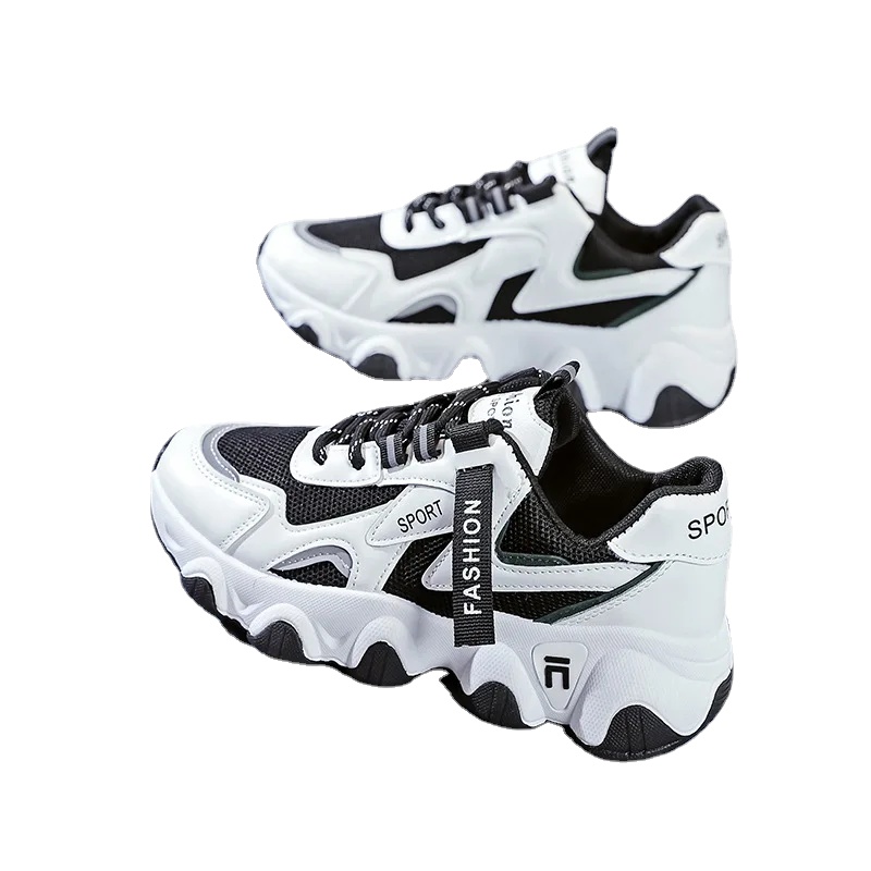 Women Vulcanize Shoes Platform Casual Sneakers Shoe Flats Mesh Breathable Running Shoes Spring Autumn Chunky Sports Tenis Shoes