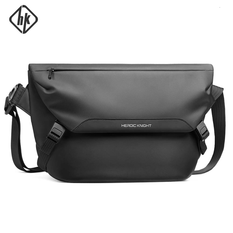 HK Water Repellent Messenger Bag Men Bags Casual Shoulder Crossbody Bags Fit 11 inch Ipad Fashion Outdoor Cycling Side Bag Male 240829