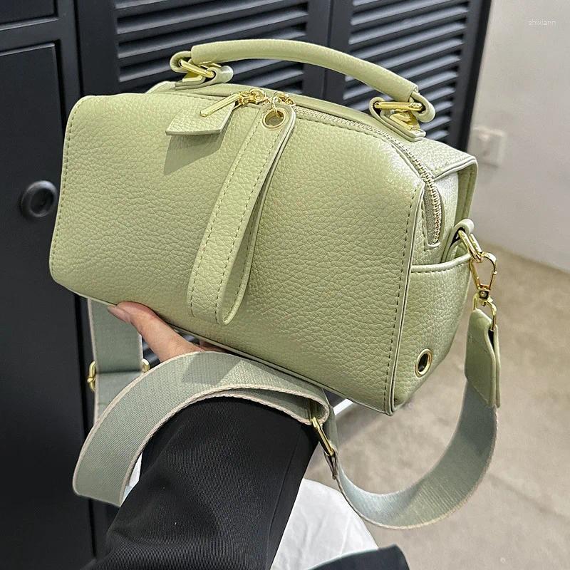 Shoulder Bags Bag PU Leather Texture Handbag Trendy Design Fashion Casual Square Crossbody Daily Commute Phone Purse Storage zhanyishengli