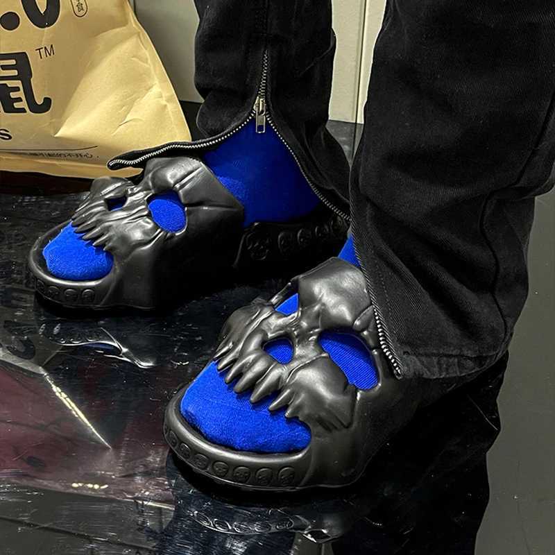 2023 summer skeleton mens slippers Easter slippers mens outdoor slippers CL240830