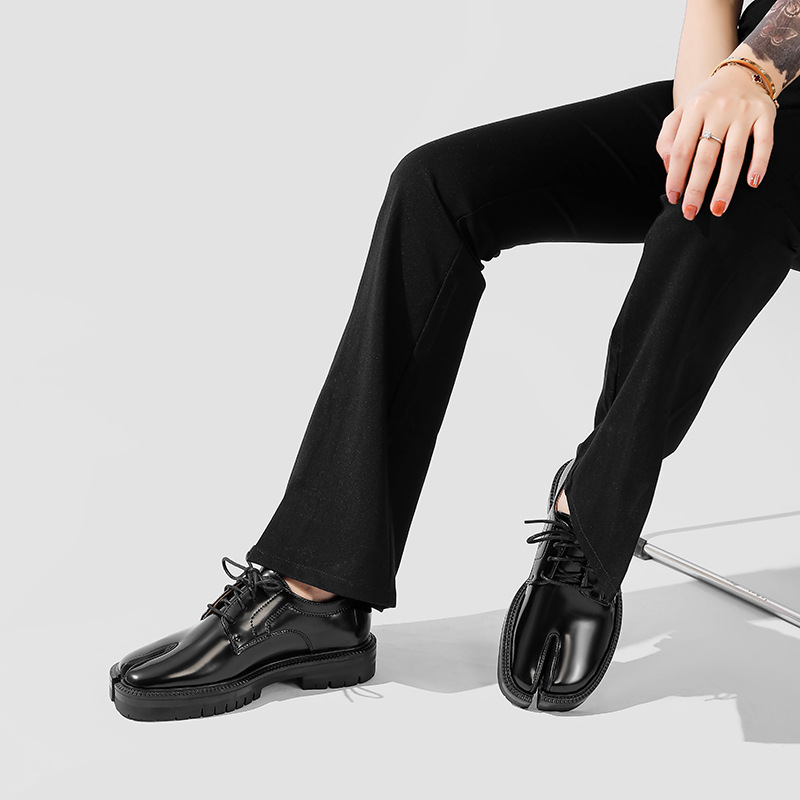 New Split Toe Flats Slip-On Casual Women Fashion Mary Janes Tabi Pig Hoof Shoes Woman Loafers chaussure femme
