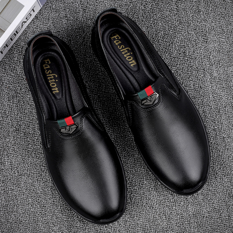 Cowhide Leather Mens Luxury Designer Casual Business Formal Loafers for Men Moccasins Italian Office Male Driving Shoes Sneakers