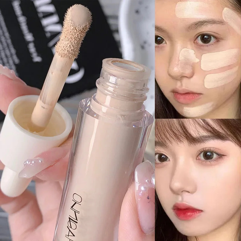3-color waterproof matt liquid concealer durable full coverage dark circle corrector professional basic female makeup 240829