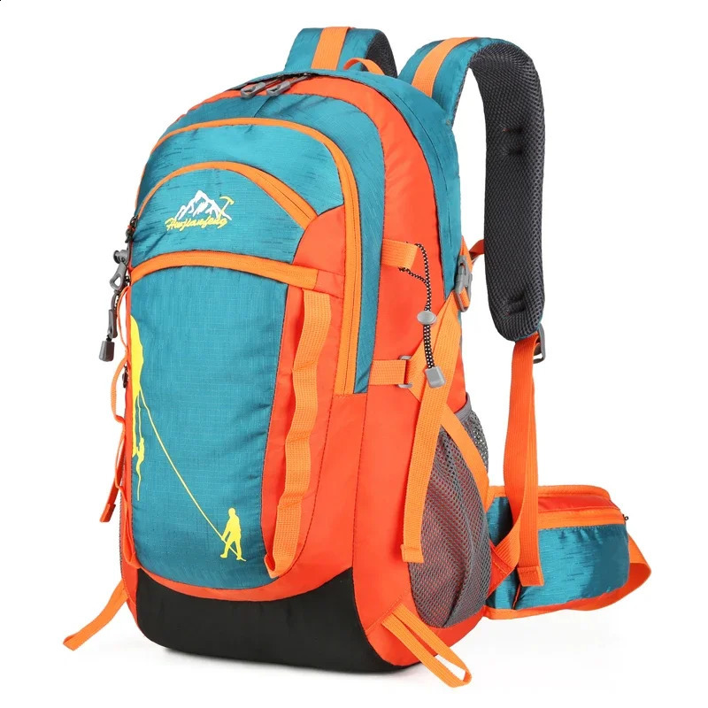 Outdoor Sports Short Distance Trip Backpack Mountaineering Duffel Bag Camping Travel Knapsack Climbing Hiking Hydration Rucksack 240828