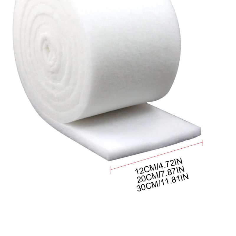 Aquarium Filter Media Pad Dual Filtration High Density Aquarium Filter Sponge Roll for Crystal Clear Water 39" Long