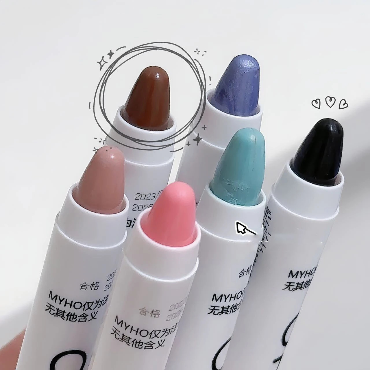 Body Highlight Stick Cosmetic Pearl Golden Green Glitter Dim Light Outline powder blusher Pen Bright Makeup Fairy High Gloss Pen 240829